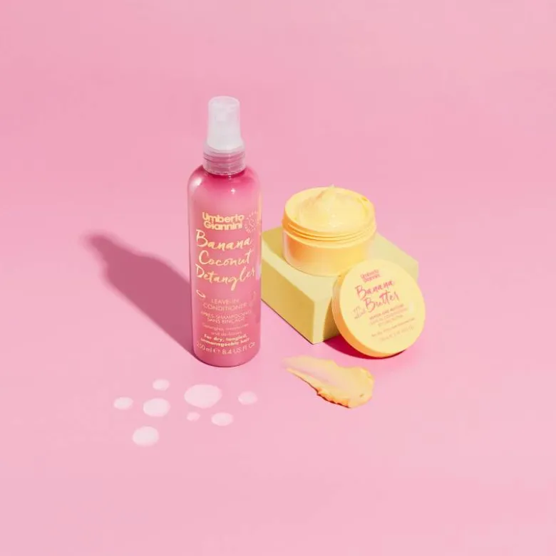 Spray démêlant sans rinçage Banana Coconut Detangler – hydrate, démêle, lisse / 250ml