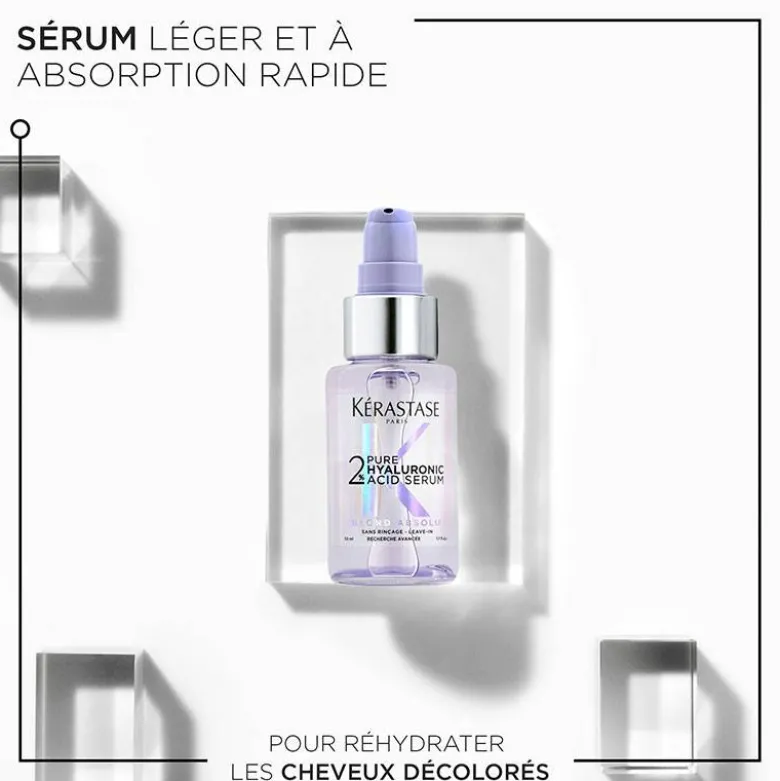 Sérum capillaire Blond Absolu 2% Acide Hyaluronique – réparation et force / 50ml