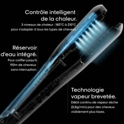 Steampod 3.0 lisseur vapeur professionnel Blanc