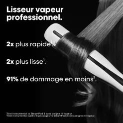 Steampod 3.0 lisseur vapeur professionnel Blanc