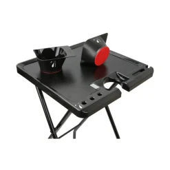 Table de service aimantée avec 2 bols magnétiques Noir