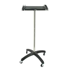 Table de service plateau Grise transparente 39.5x32.5x6cm