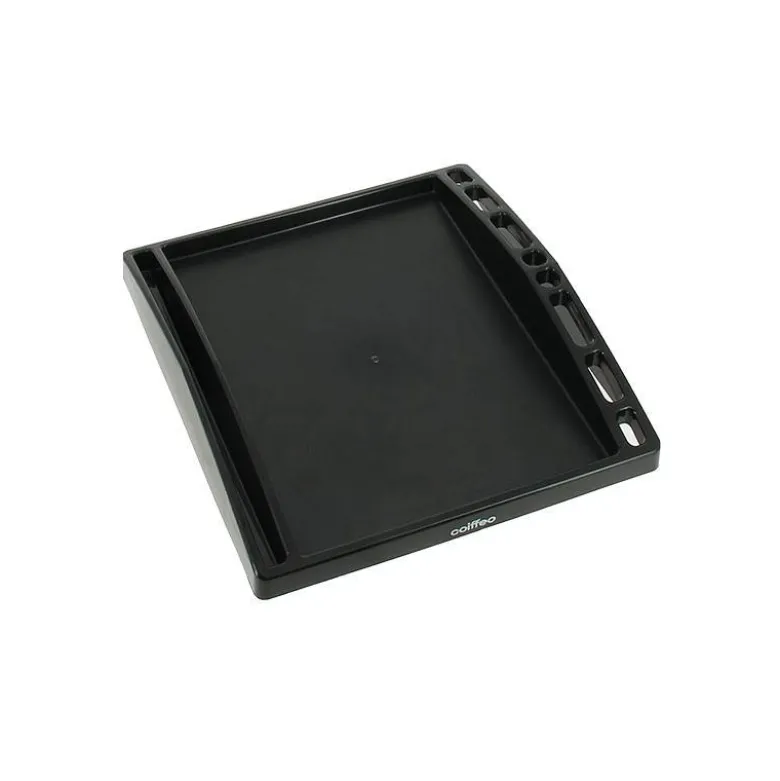 Table de service plateau Noire 39.5x32.5x6cm