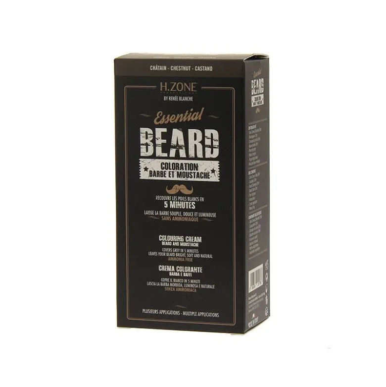 Teinture barbe et moustache Kit Châtain / 60ml