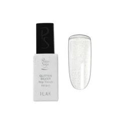Top Coat Glitter silver I-LAK / 11ml