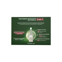 Traitement Antichute Réactionnelle 3 en 1 – réduit la chute, hydrate, fortifie / 84ml