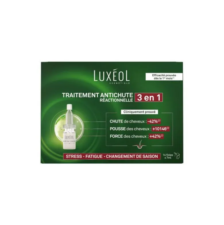 Traitement Antichute Réactionnelle 3 en 1 – réduit la chute, hydrate, fortifie / 84ml