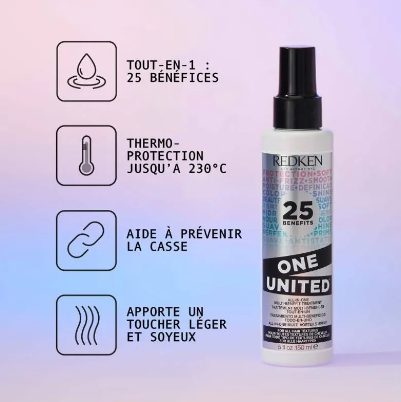 Traitement spray multi-bénéfices tout-en-un One United - 25 bénéfices / 150ml