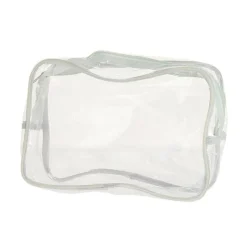Trousse transparente PVC Blanc