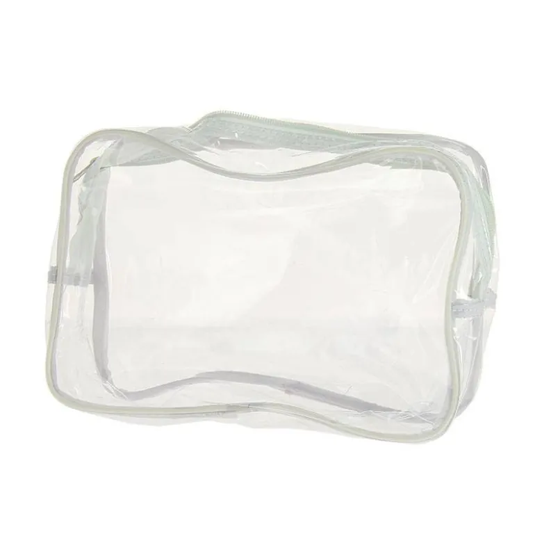 Trousse transparente PVC Blanc