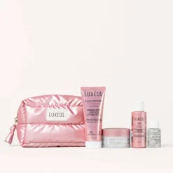 Trousse voyage Luxéol Routine Brillance – éclat, hydratation, souplesse / 290g