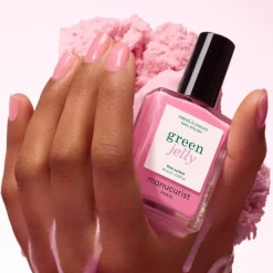Vernis Green Jelly Pink Sorbet – rose pop translucide, effet acidulé modulable / 15ml