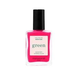 Vernis à ongles Green™ Neon Pink – rose néon vibrant, vegan, bio-sourcé / 15ml