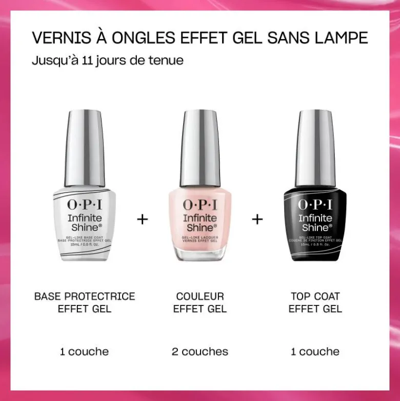 Vernis à ongles Infinite Shine® Bubble Bath - effet gel, longue tenue / 15ml
