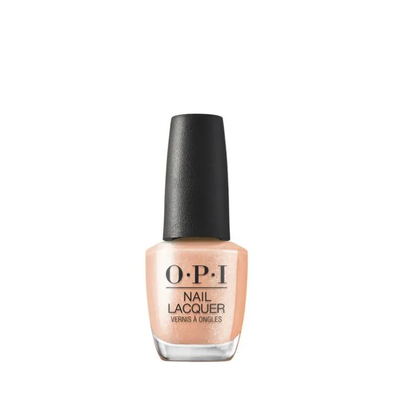 Vernis à ongles Queens Rule – pêche irisé lumineux, brillance 7 jours / 15ml