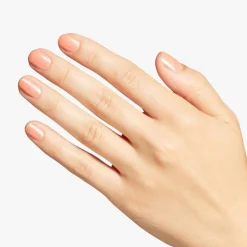 Vernis à ongles Queens Rule – pêche irisé lumineux, brillance 7 jours / 15ml
