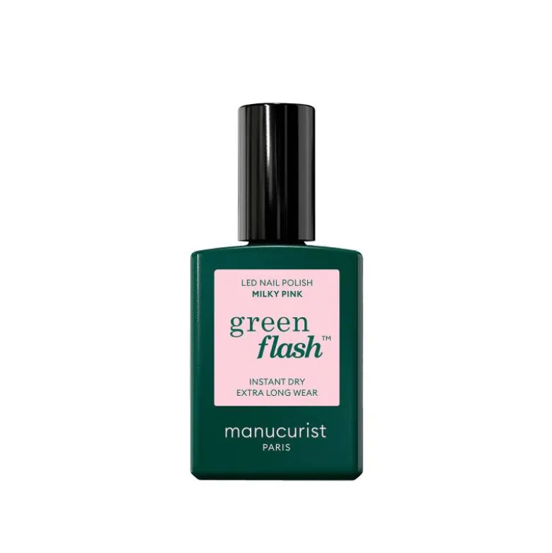 Vernis semi-permanent Green Flash Milky Pink / 15g