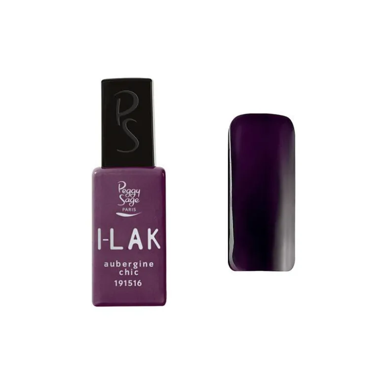 Vernis semi-permanent I-LAK - Aubergine chic / 11ml