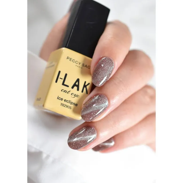 Vernis semi-permanent I-LAK Cat Eye - Ice Eclipse / 5ml