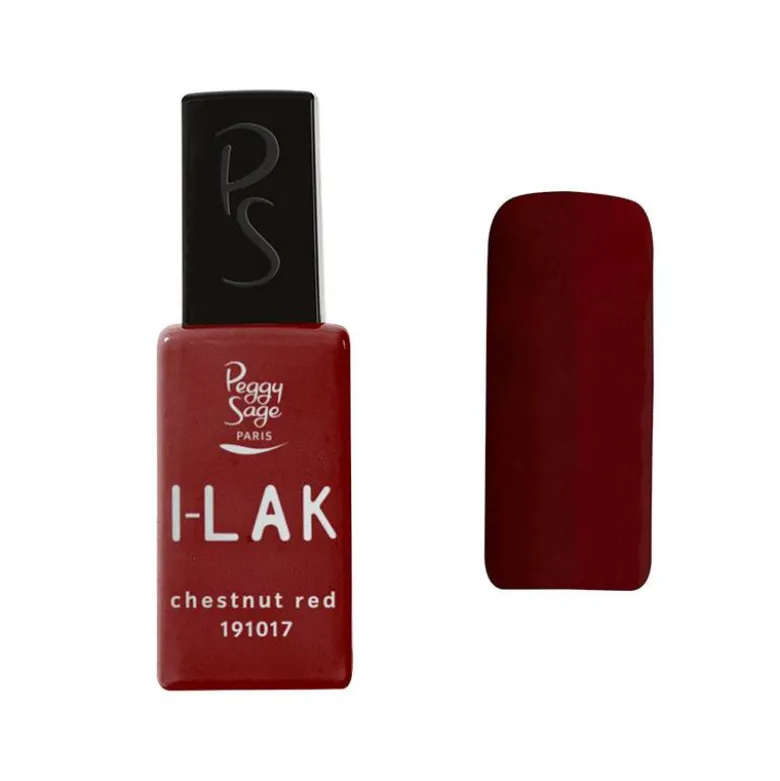 Vernis semi-permanent I-LAK - Chestnut red / 11ml