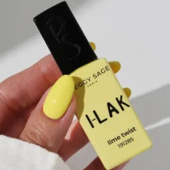 Vernis semi-permanent I-LAK – couleur Lime Twist, tenue longue durée / 11ml