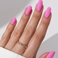 Vernis semi-permanent I-LAK – couleur Pink Glow, tenue longue durée / 11ml