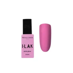 Vernis semi-permanent I-LAK – couleur Pink Glow, tenue longue durée / 11ml