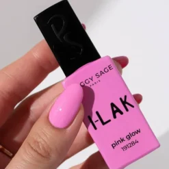 Vernis semi-permanent I-LAK – couleur Pink Glow, tenue longue durée / 11ml