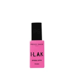 Vernis semi-permanent I-LAK – couleur Poppy Pink, tenue longue durée / 11ml