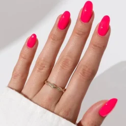 Vernis semi-permanent I-LAK – couleur Poppy Pink, tenue longue durée / 11ml