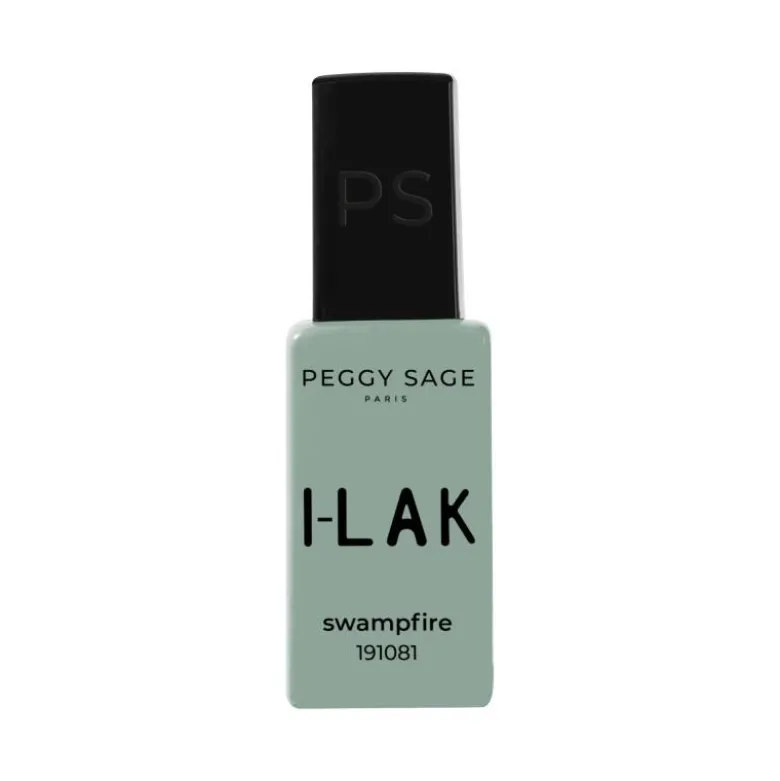 Vernis semi-permanent I-LAK – couleur Swampfire, tenue longue durée / 11ml
