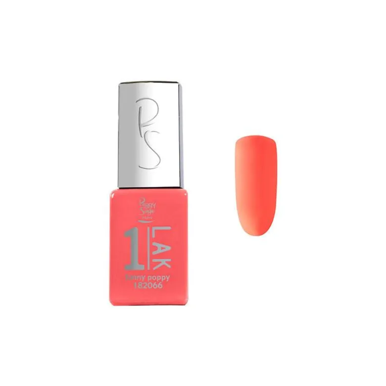 Vernis semi-permanent 1-LAK - Funny poppy / 5ml