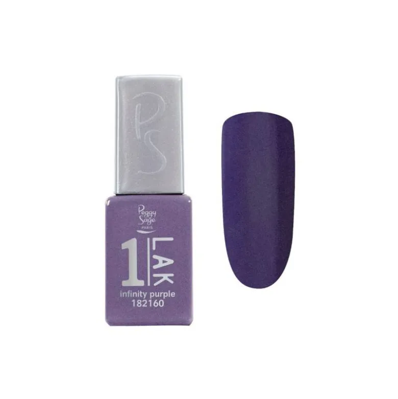Vernis semi-permanent One-LAK 1-step gel polish infinity purple / 5ml