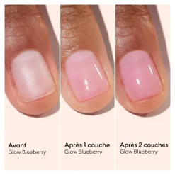 Vernis soin glowy Active glow™ Rosé intense Blueberry / 15ml