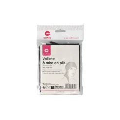 Voilette mise en plis triangulaire en nylon maille Large