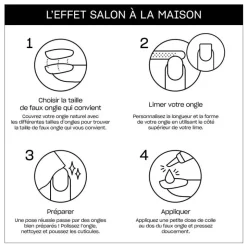Xpress/On Pass My Towel – faux-ongles effet gel